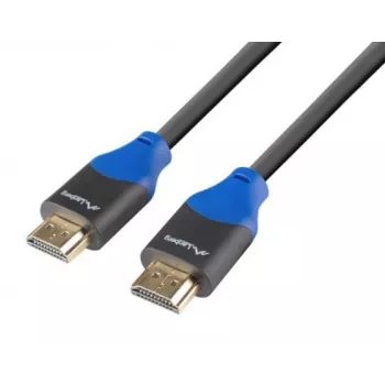HDMI laidas Lanberg CA-HDMI-15CU-0030-BK 3m HDMI Type A jungtis (vyriška) 18 Gbit/s