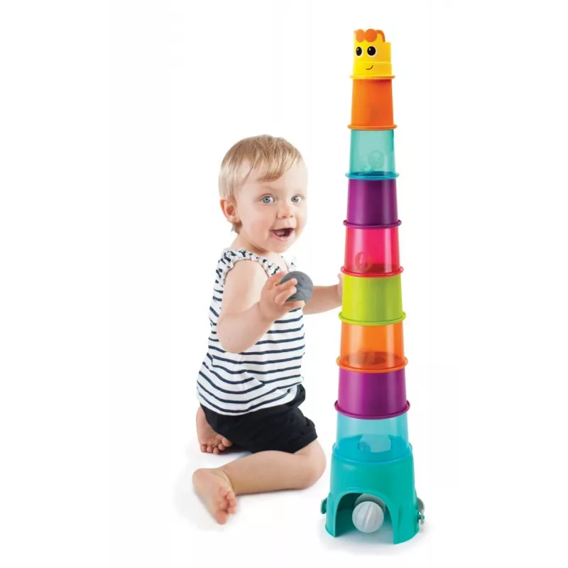 Daugiafunkcis Giraffe Tower XL, B-kids, modelis 1164702NN, aukštis 120 cm, žaidimų ir veiklos bokštas