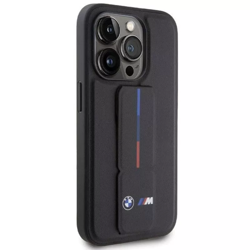 BMW | BMHCP15X22GSLK | Nugarėlė | Apple | iPhone 15 Pro Max | TPU, PC, Eko oda | Juoda