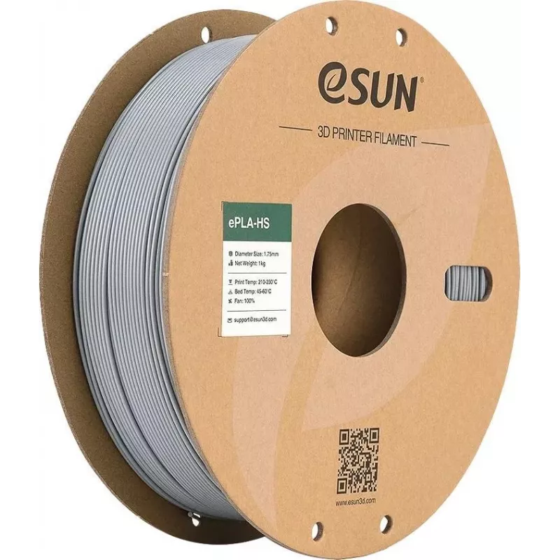 EPLA 1,75mm Sidabrinė 1kg ESUN 3D FILAMENT (ePLAP175S1)