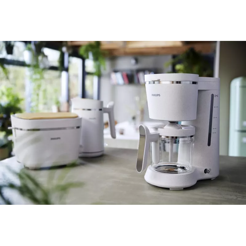 Philips Eco Conscious Edition lašelinio filtro kavos virimo aparatas HD5120/00, 1,2 l / Pažeista pakuotė