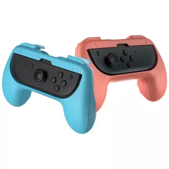 Valdiklio rankena Subsonic Joy-Cons komforto rankena Switch & Switch 2 rožinė turkio spalvų