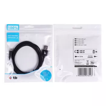 TB USB - USB C-kabelis 1,5 Juoda (AKTBXKUCSBA150B)