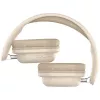 Belaidės ant ausų dedamos ausinės DEFENDER EEMOTION B640 BEIGE — binaurinės, uždara akustinė sistema, USB-C, AUX, 20–20000 Hz, 105 dB