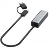 Ethernet adapteris ALLNET ALL-NC-2.5G-USBC_A USB 3.0 Type-C & Type-A 2.5 Gbps Multi‑Gigabit LAN