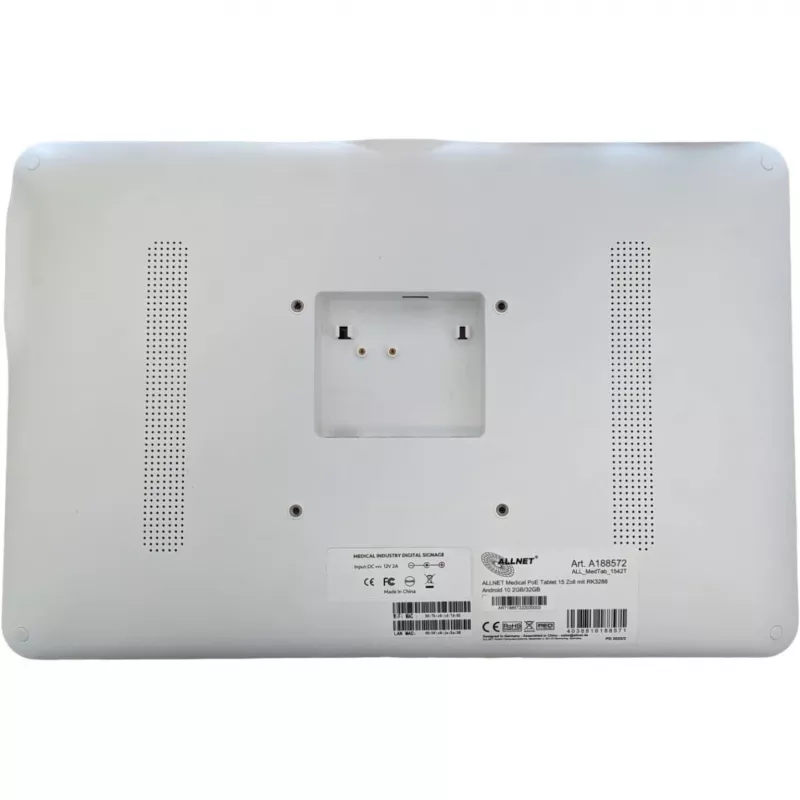Medicininis planšetinis kompiuteris ALLNET MedTab150 15 colių RK3568 Android 11 4 GB RAM 16 GB atminties