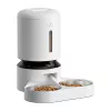 Automatinis gyvūnų lesyklėlė Aptel Granary su dvigubu dubeniu 5 l, baltas
