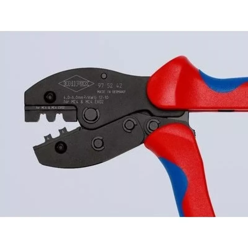 KNIPEX PreciForce presavimo replės, skirtos MC4 / EVO2