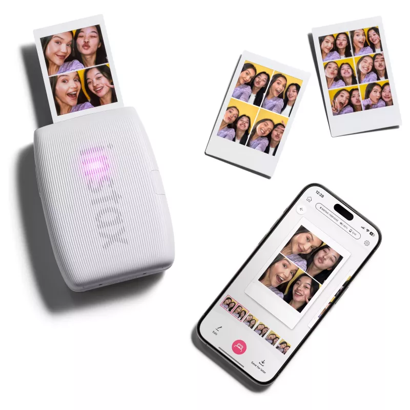 Nuotraukų spausdintuvas Fujifilm Instax Mini Link 3 Baltas Bluetooth nešiojamasis momentinis spausdintuvas išmaniesiems nuotraukoms