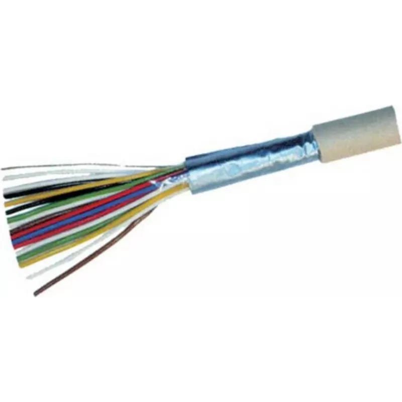 Telefono kabelis S/CONN 76880-50 50m Pilka
