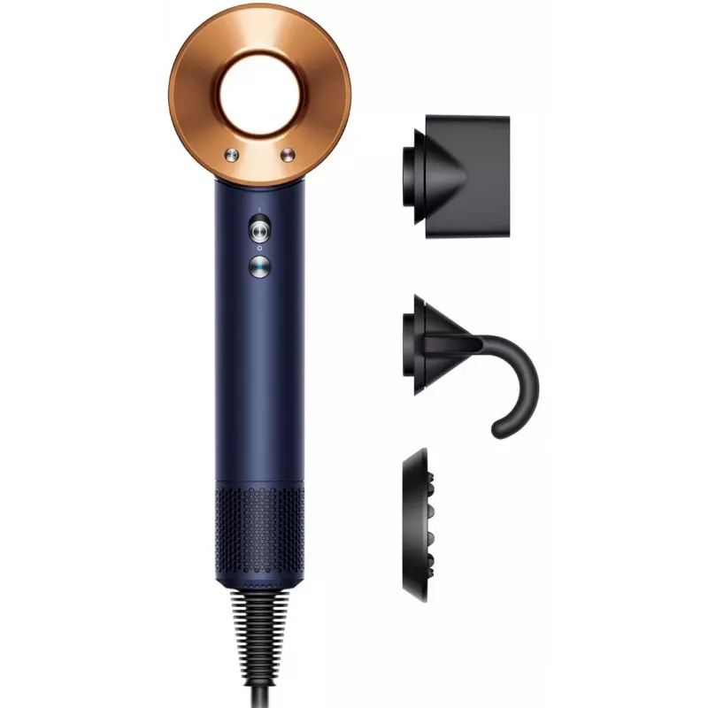 Plaukų džiovintuvas Dyson Supersonic 1600 W mėlynas varinis oro srautas 13,3 l/s