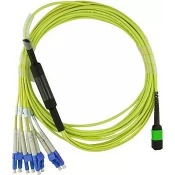 Šviesolaidinis kabelis BlueOptics MTP-4LC-S2M-BO 4x LC G.657.A1 2 m žalias
