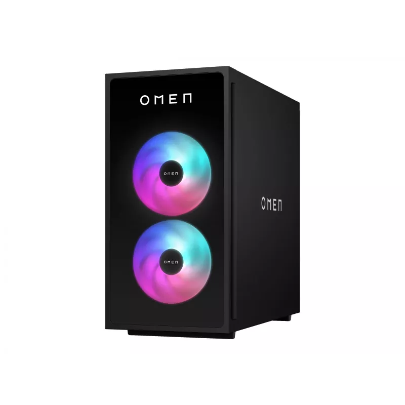 HP OMEN 35L žaidimų stalinis kompiuteris GT16-0008ny AMD Ryzen 7 8700G 16GB 1TB RTX 4070 Super 12GB juodas su juodu stikliniu priekiniu skydeliu W11H