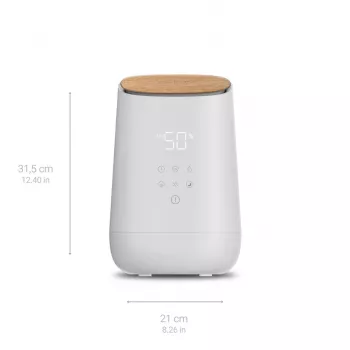 Medisana AH 680 drėkintuvas Ultragarsinis 2,6 L Balta, Mediena 24 W