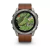Garmin Fenix 8 3,56 cm (1.4) AMOLED 51 mm Skaitmeninis 454 x 454 pikselių Jutiklinis ekranas Titaninis Wi-Fi GPS (palydovinis)
