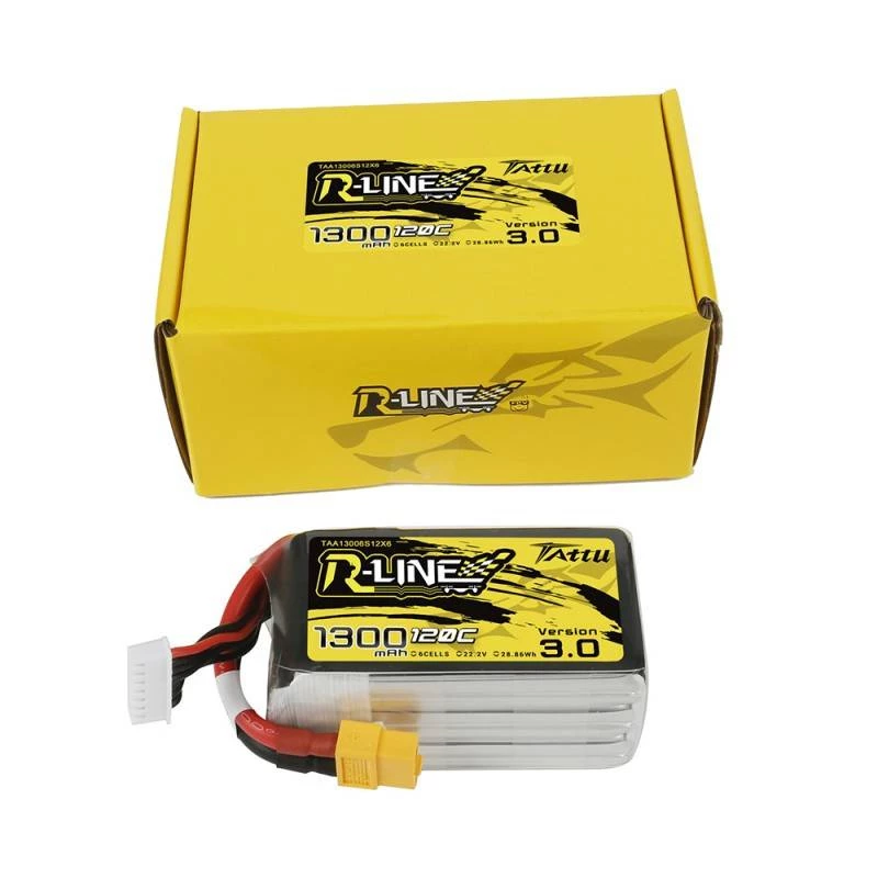 Tattu R-Line Version 3.0 1300mAh 22.2V 120C 6S1P XT60 baterija