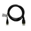 HDMI laidas SAVIO CL-39 1 m — Type A (kištukas) į Type D Micro (kištukas), HDMI 1.4, 4096x2160, ARC, Ethernet, paauksuoti kontaktai, juodas