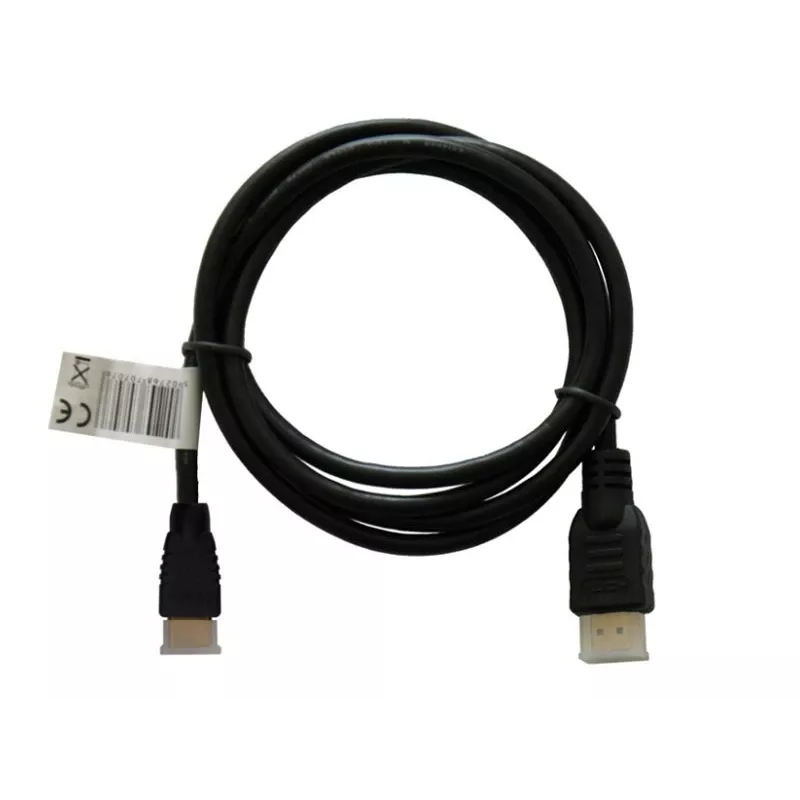 HDMI laidas SAVIO CL-39 1 m — Type A (kištukas) į Type D Micro (kištukas), HDMI 1.4, 4096x2160, ARC, Ethernet, paauksuoti kontaktai, juodas