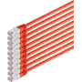 Tinklo kabelis ShiverPeaks 75711-H0.25R-SET10 CAT6 S/FTP PIMF, 10 vnt.