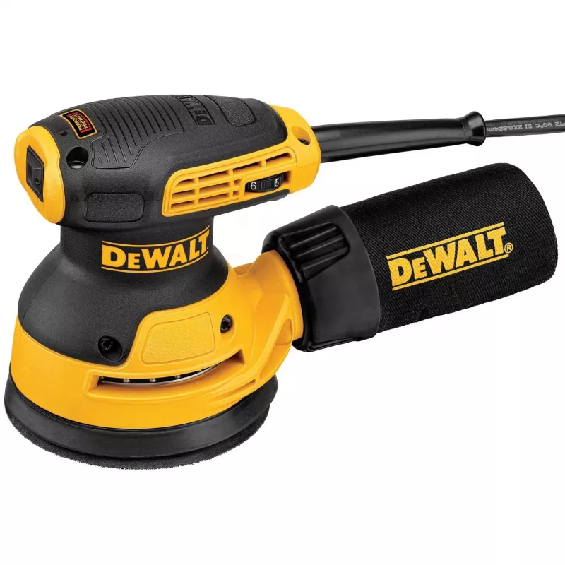 Orbitinis šlifuoklis DeWalt DWE6423-QS, 280 W, 8 000–12 000 OPM, 2,6 mm eiga, 1,28 kg