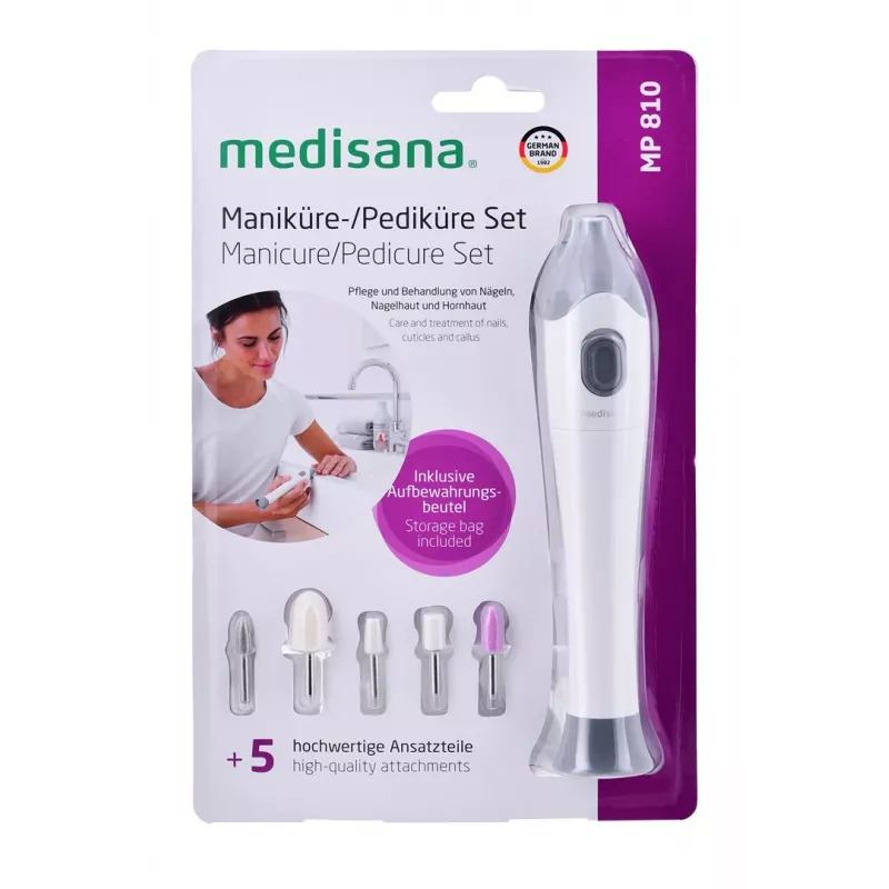 Medisana MP 810 manikiūro ir pedikiūro prietaisas, baltas