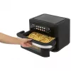 ProfiCook PC-FR 1313 H dviguba karšto oro gruzdintuvė, 10 L, 2400 W, juoda/nerūdijantis plienas