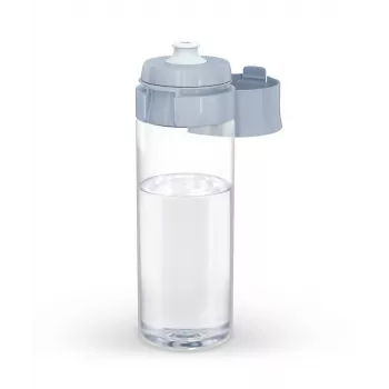 Filtruojantis butelis BRITA Vital Pastel Blue 600 ml su 2 MicroDisc filtrais, be BPA, tinkamas plauti indaplovėje