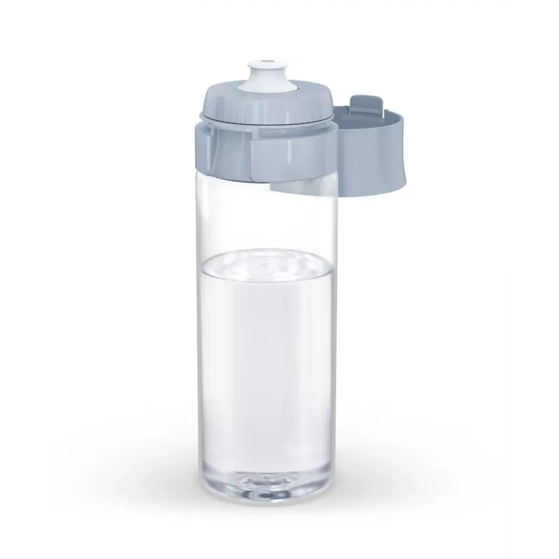 Filtruojantis butelis BRITA Vital Pastel Blue 600 ml su 2 MicroDisc filtrais, be BPA, tinkamas plauti indaplovėje