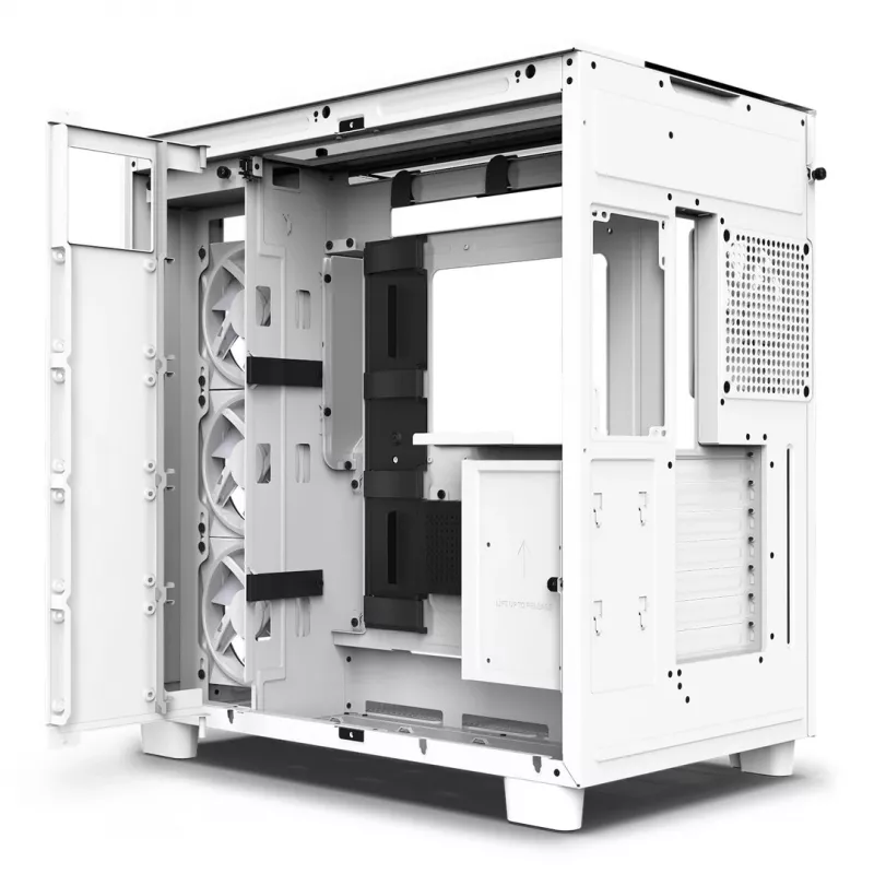 PC dėklas NZXT H9 Elite Midi Tower baltas