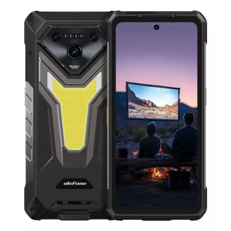 Išmanusis telefonas UleFone Armor 34 Pro 5G Plus — 6,95 col. 1080x2460, MediaTek Dimensity 7300, 16 GB RAM, 512 GB, 50 MP triguba kamera, 25500 mAh, Dual SIM, Android 15, IP68/69K