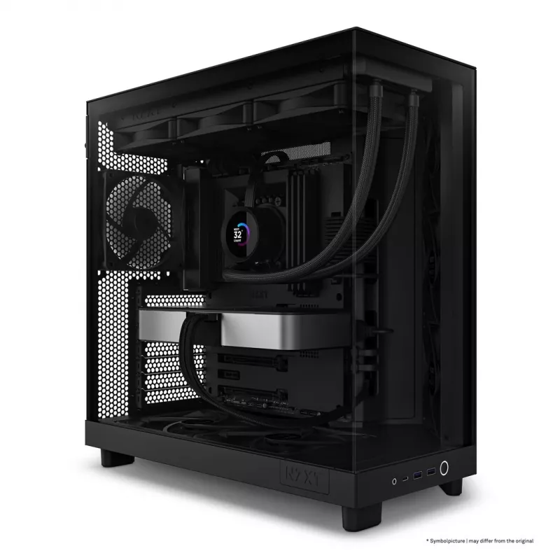 NZXT H6 Flow Midi-Tower - juoda