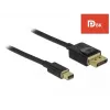 DisplayPort laidas DeLOCK 84927 Mini DisplayPort 1 m Juodas