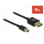 DisplayPort laidas DeLOCK 84927 Mini DisplayPort 1 m Juodas