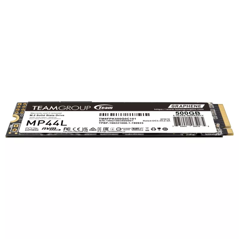 SSD diskas Team Group 500 GB M.2 PCI Express 4.0 NVMe TM8FPK500G0C101