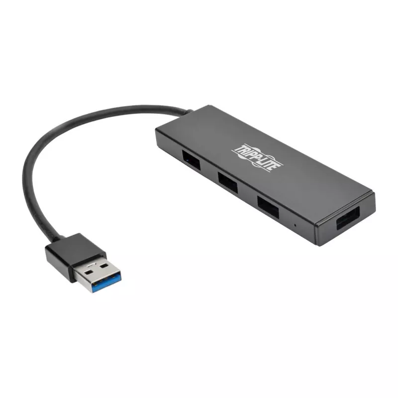 4-Port Ultra-plonas Portable USB 3.0 SuperSpeed Hub U360-004-plonas