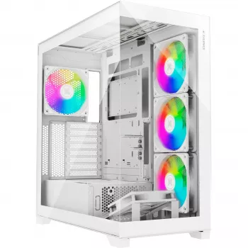 Korpusas|XILENCE|ATX/micro ATX/Mini-ITX|Balta|Midi bokštas|PC|X818.W.ARGB