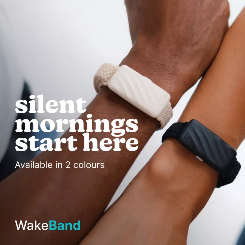 Homedics SS-WB100BK-WW WakeBand, Jūsų tylus žadintuvas, juoda