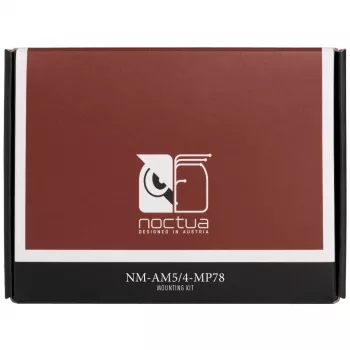 Tvirtinimo rinkinys Noctua NM-AM5/4-MP78 Chrome Juoda procesorių aušintuvams — palaiko AM4 ir AM5 lizdus