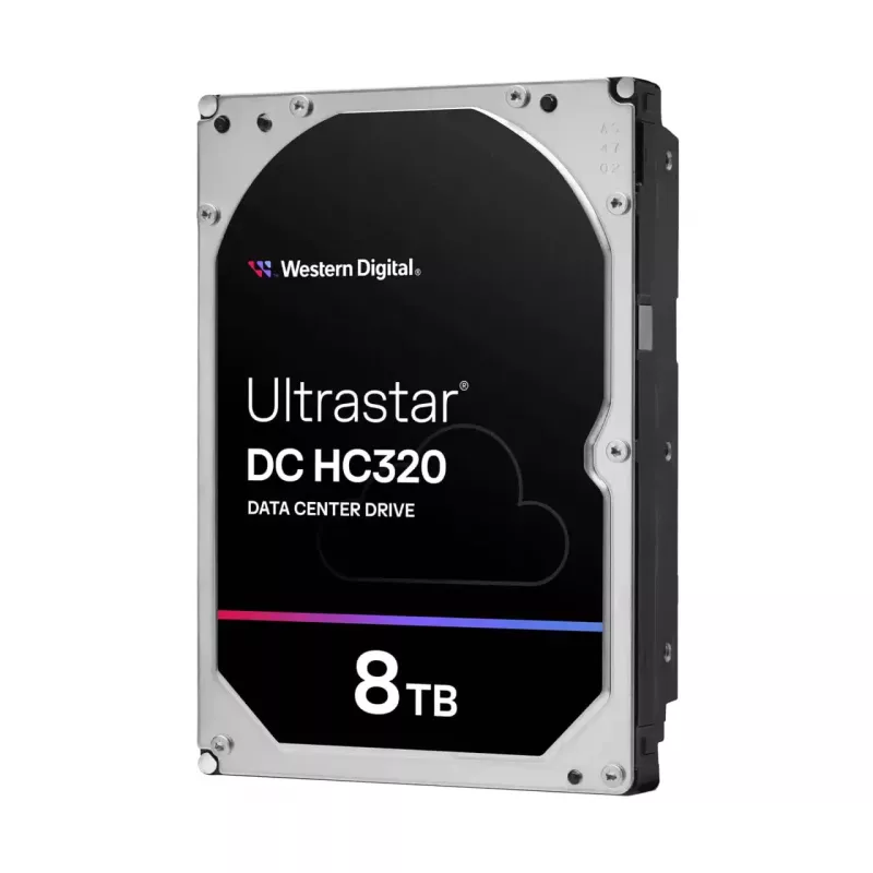 Vidinis 3,5 colio SAS kietasis diskas Western Digital Ultrastar DC HC320 8 TB, 7200 RPM, 12 Gbit/s, 256 MB talpykla