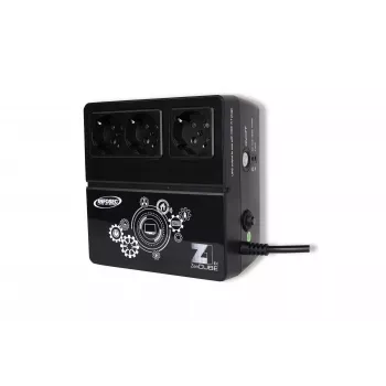 Nepertraukiamo maitinimo šaltinis Infosec Z1 Zenergy Cube EX 600 0.6 kVA 3 kintamosios srovės lizdai