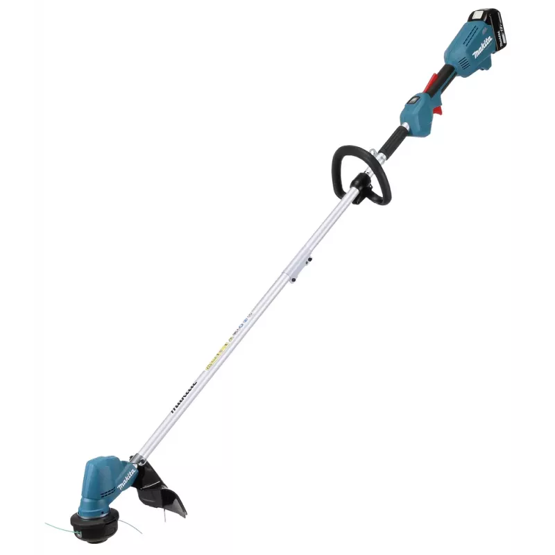 Makita DUR192LRT1, žoliapjovė, J tipo rankena, 6000 aps./min., juoda, turkio spalvos, 30 cm, 87,8 dB