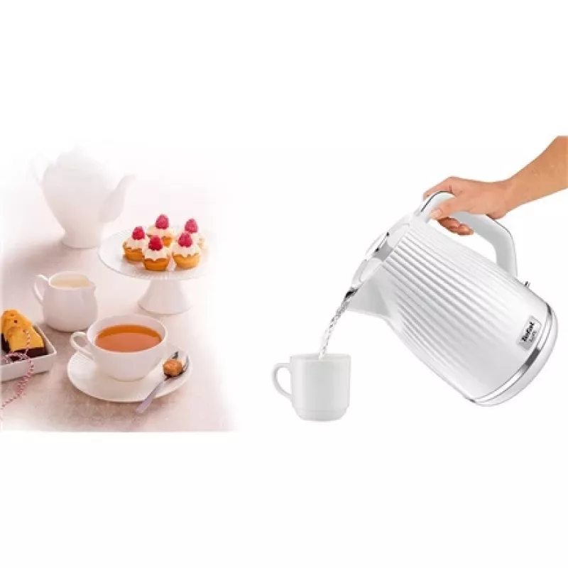 Elektrinis virdulys Tefal KO250130 — 1,7 L talpa, 2400 W, baltas