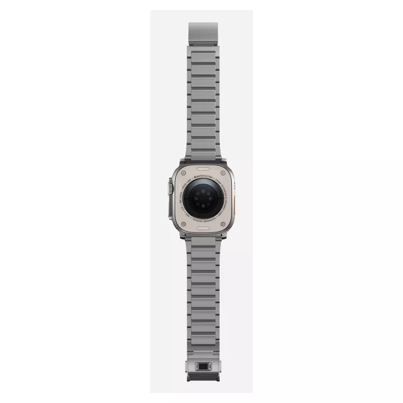 NOMAD Titanium Band for Apple Watch 46mm/49mm Sidabrinė