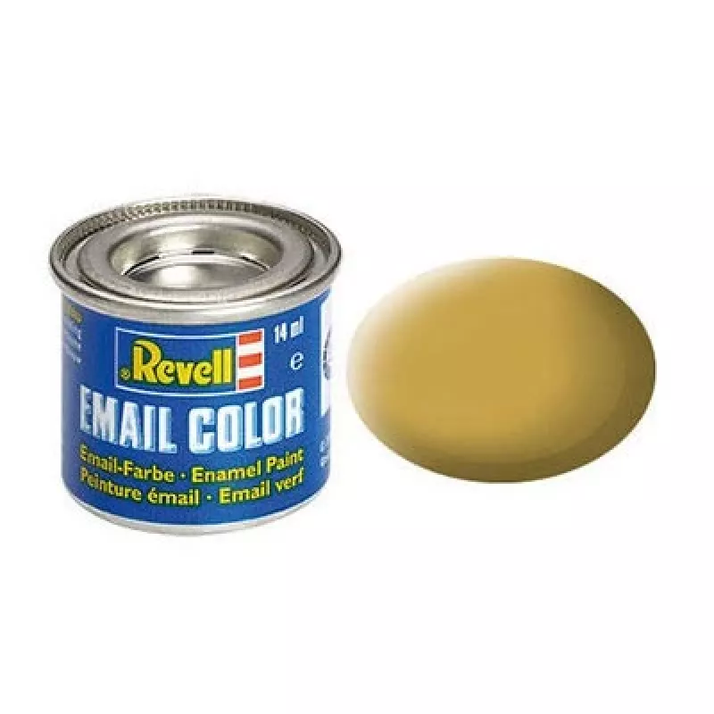Revell Enamel Solid Matt Paint - Sandy Geltona