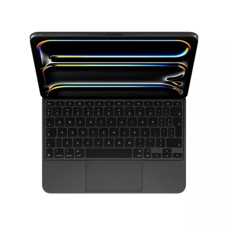 Apple Magic klaviatūra QWERTY English Juoda Wireless Trackpad