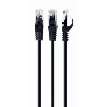 Tinklo kabelis Gembird PP6U-1M RJ-45 Cat6 1m Juodas