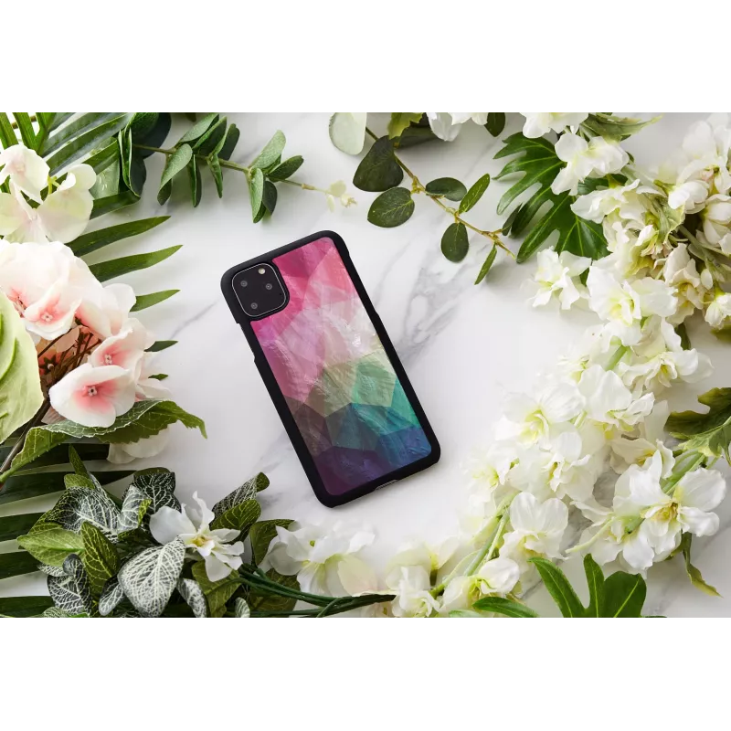 Apsauginis išmaniojo telefono dėklas iKins, skirtas iPhone 11 Pro Max — Water Flower Juoda