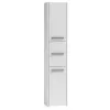 Vonios spintelė top e shop S33 BIEL — laisvai pastatoma, balta, 6 lentynos, 300×300×1700 mm
