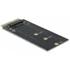 DeLOCK - sąsajos adapteris - M.2 - M.2 kortelė - SATA 6Gb/s (64099)
