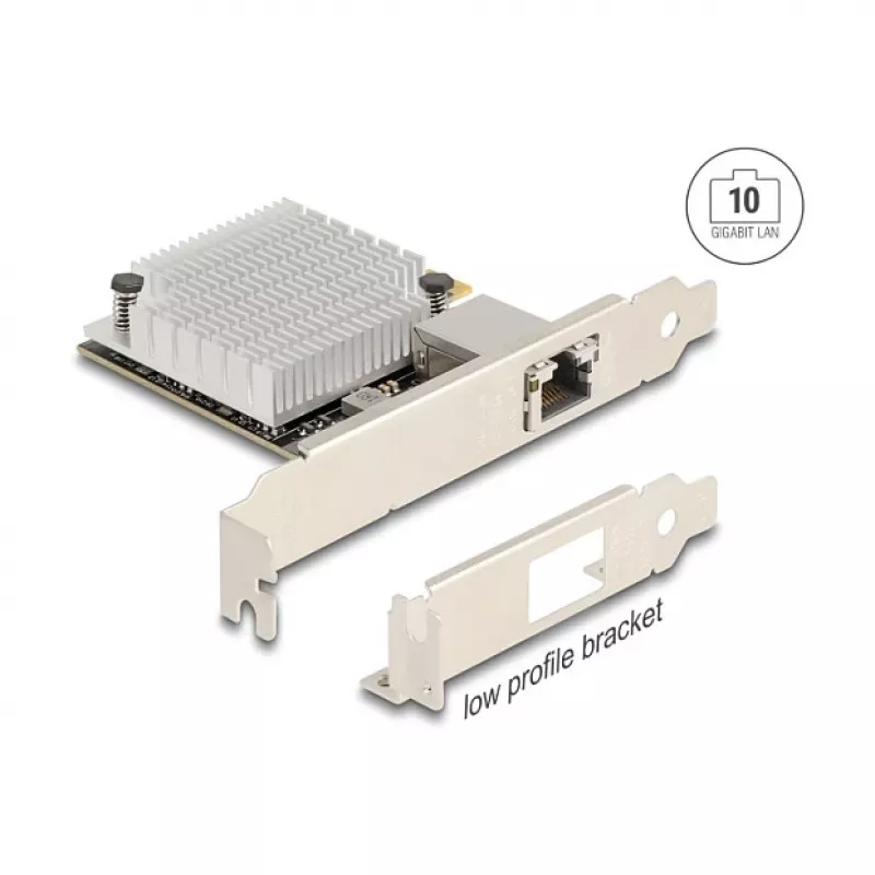 Vidinė tinklo plokštė DeLOCK 90758 10000 Mbit/s PCI Express laidinė